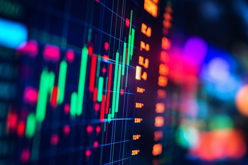 Professional financial planning dashboard showing charts and financial data